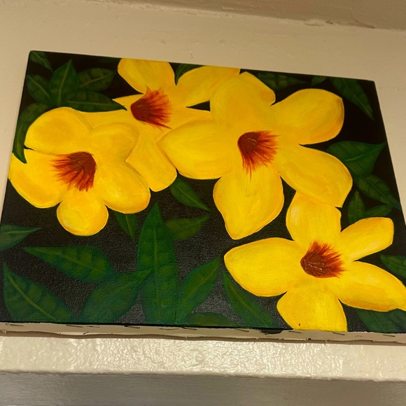 Beautiful vintage oil painting